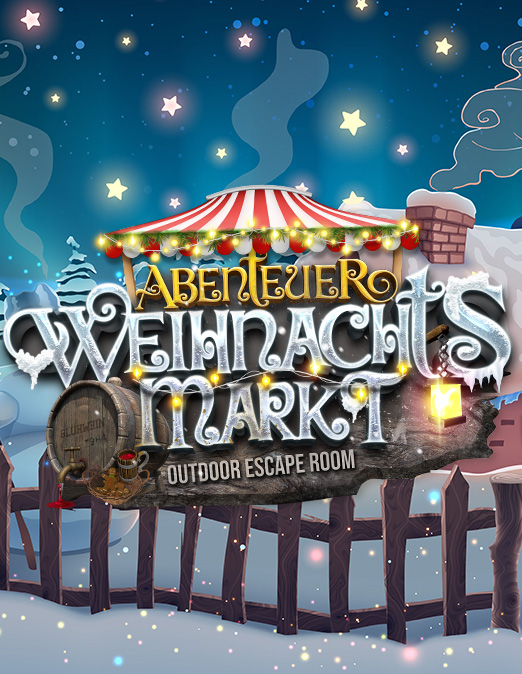 Cover: Abenteuer Weihnachtsmarkt - der Outdoor Escape Room an den Weihnachtsmärkten