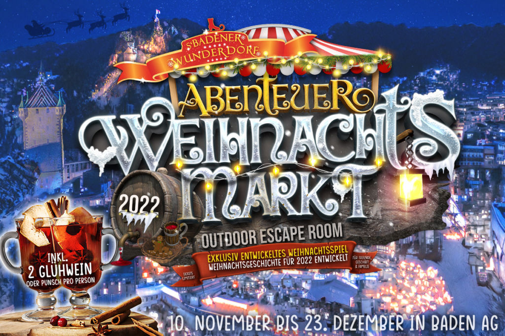 Cover: «Abenteuer Weihnachtsmarkt» in Baden